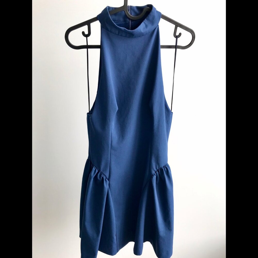 Zara Blue Halter Dress